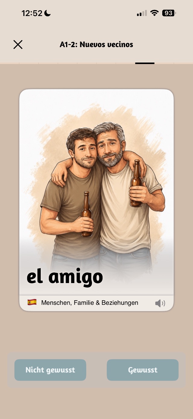 Flashcard vivir